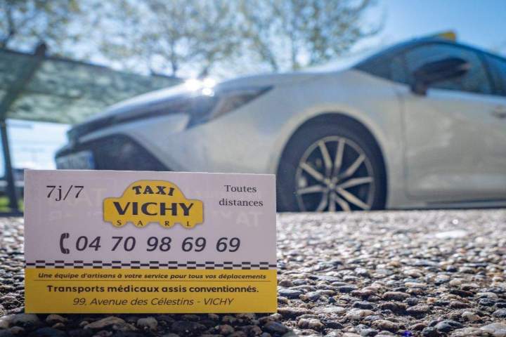Entreprise de taxi à Vichy